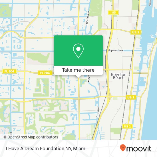 I Have A Dream Foundation NY map