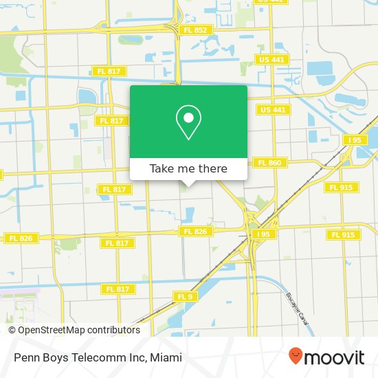 Mapa de Penn Boys Telecomm Inc
