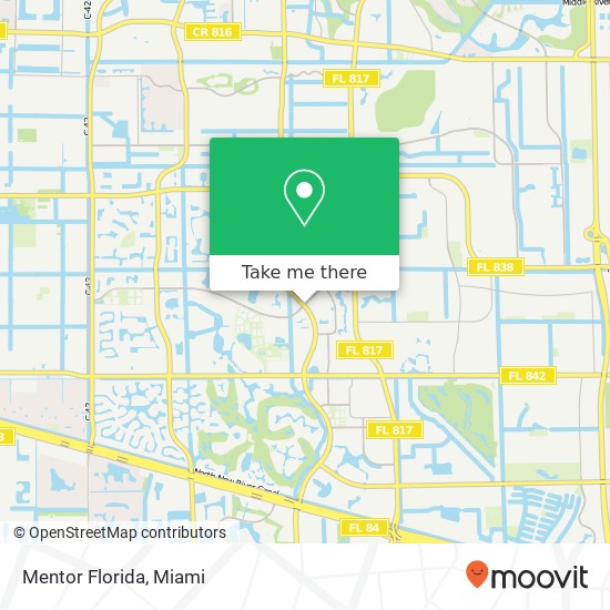 Mapa de Mentor Florida