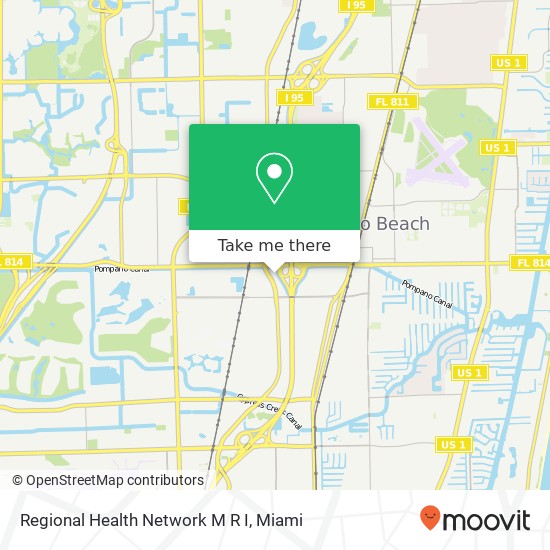 Regional Health Network M R I map