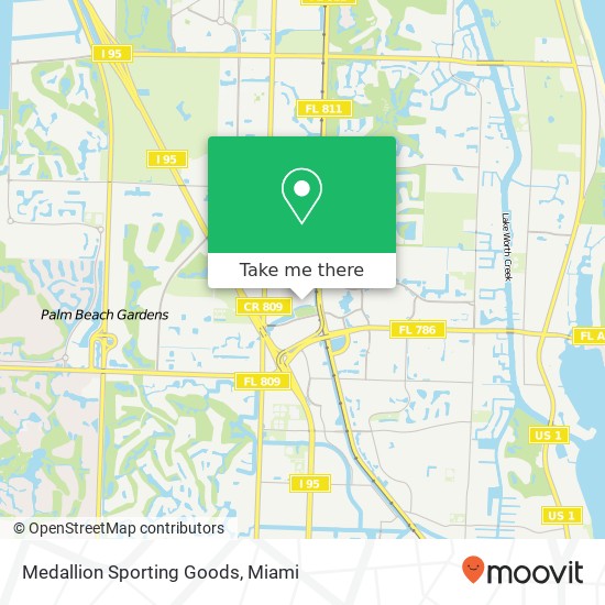 Medallion Sporting Goods map