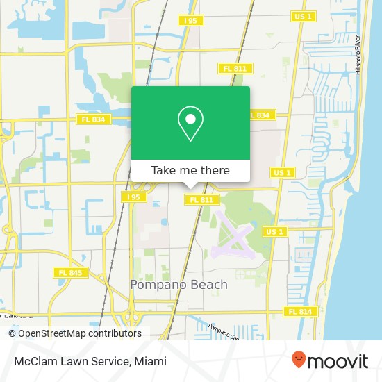 McClam Lawn Service map