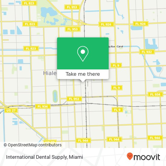 Mapa de International Dental Supply