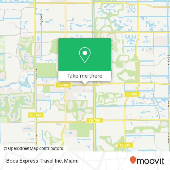 Boca Express Travel Inc map