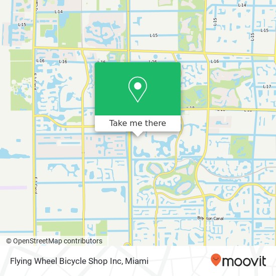 Mapa de Flying Wheel Bicycle Shop Inc