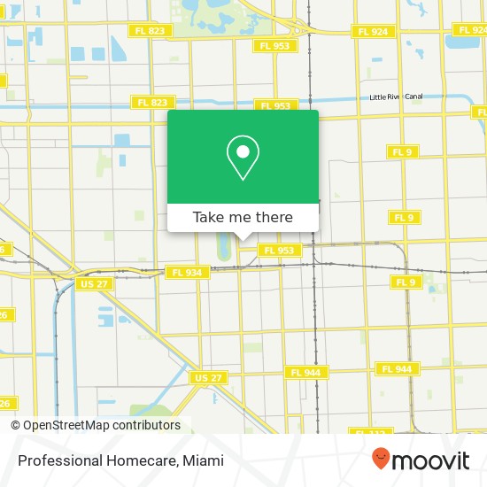 Professional Homecare map