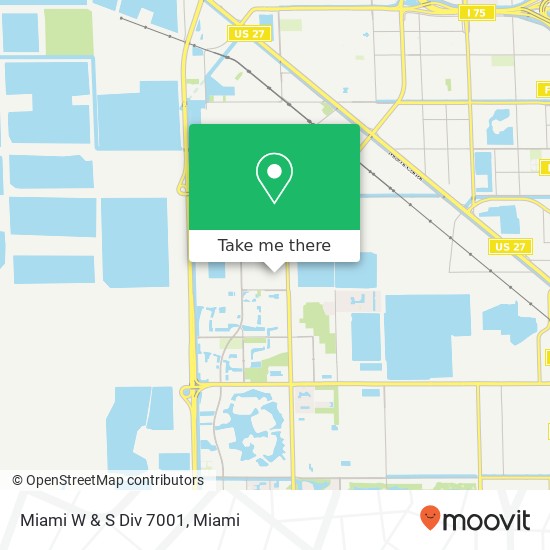 Miami W & S Div 7001 map