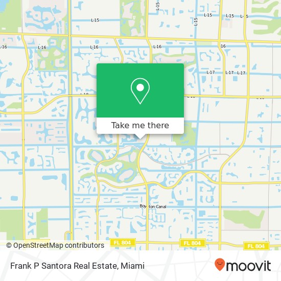 Frank P Santora Real Estate map