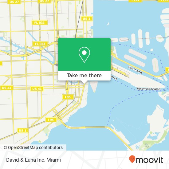 Mapa de David & Luna Inc