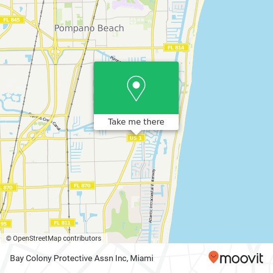 Bay Colony Protective Assn Inc map