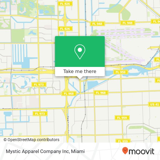 Mapa de Mystic Apparel Company Inc