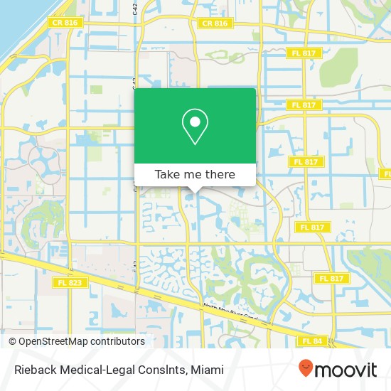 Rieback Medical-Legal Conslnts map