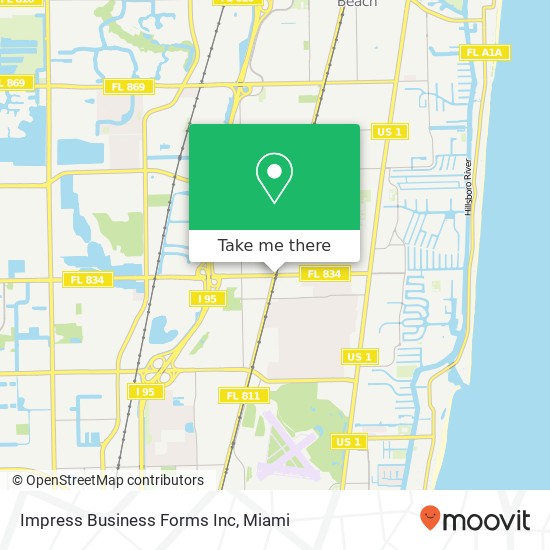 Impress Business Forms Inc map