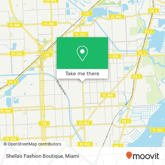 Mapa de Shella's Fashion Boutique