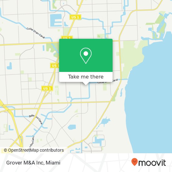 Mapa de Grover M&A Inc