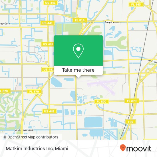 Matkim Industries Inc map