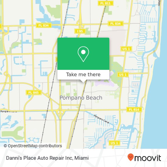 Mapa de Danni's Place Auto Repair Inc