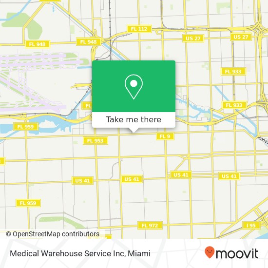Mapa de Medical Warehouse Service Inc