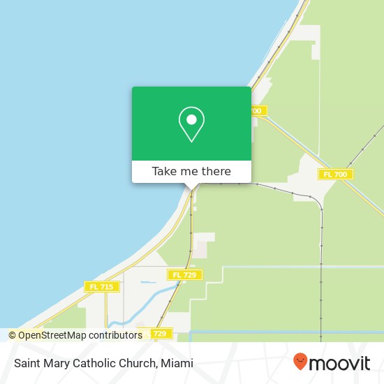Saint Mary Catholic Church map
