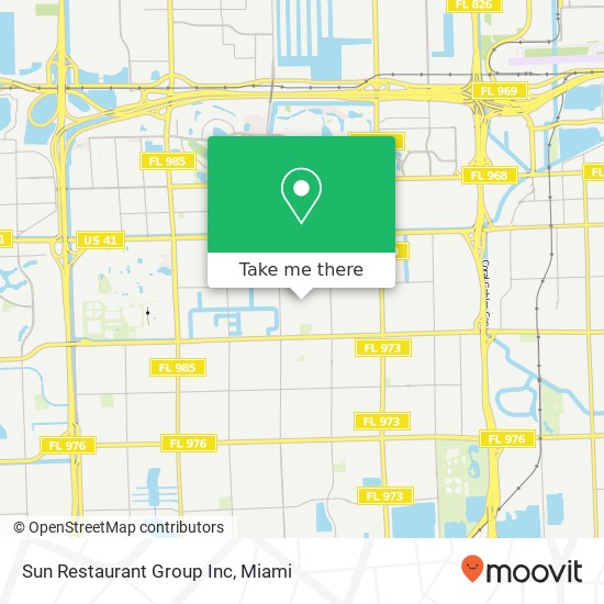 Mapa de Sun Restaurant Group Inc