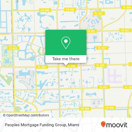 Peoples Mortgage Funding Group map