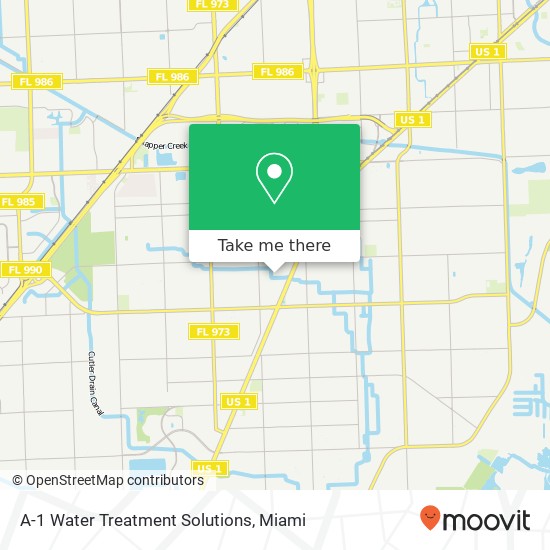 A-1 Water Treatment Solutions map