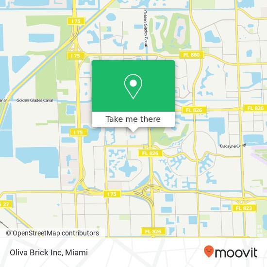 Oliva Brick Inc map