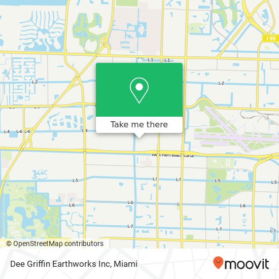 Dee Griffin Earthworks Inc map