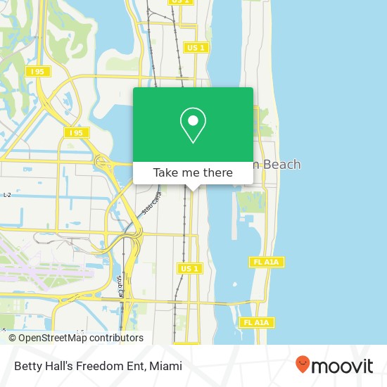 Mapa de Betty Hall's Freedom Ent