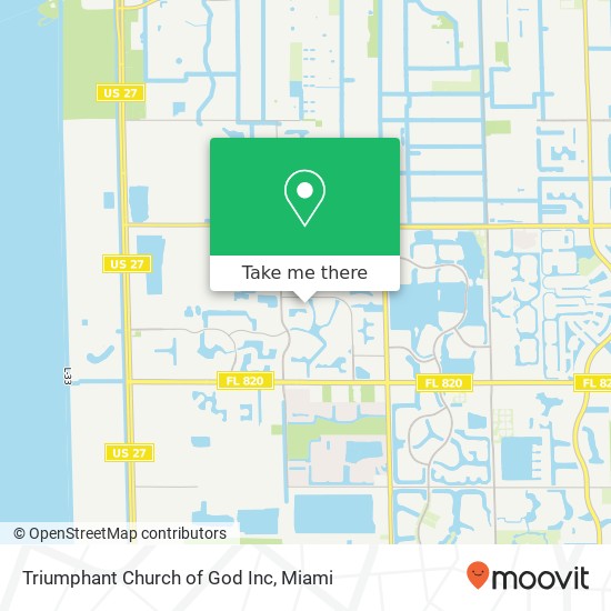 Triumphant Church of God Inc map