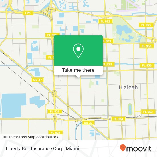 Mapa de Liberty Bell Insurance Corp