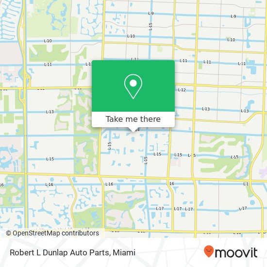 Robert L Dunlap Auto Parts map