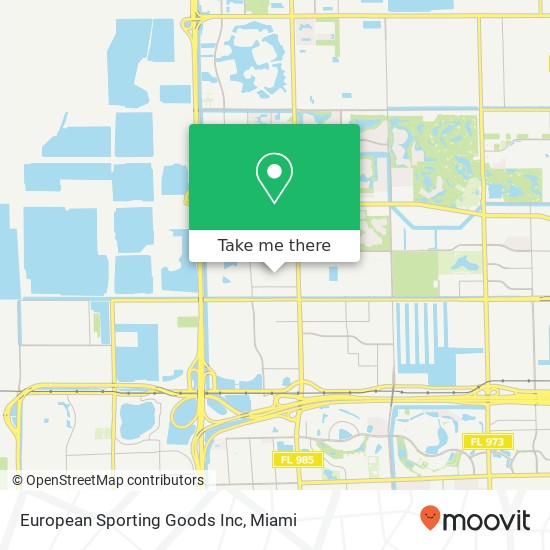 European Sporting Goods Inc map