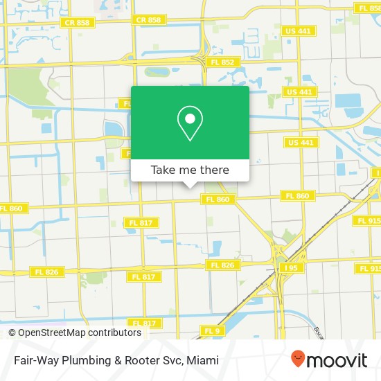 Mapa de Fair-Way Plumbing & Rooter Svc
