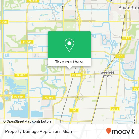 Property Damage Appraisers map