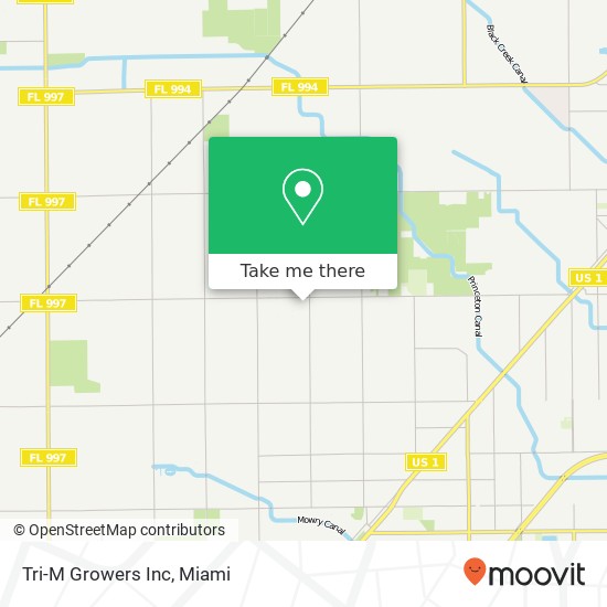 Tri-M Growers Inc map