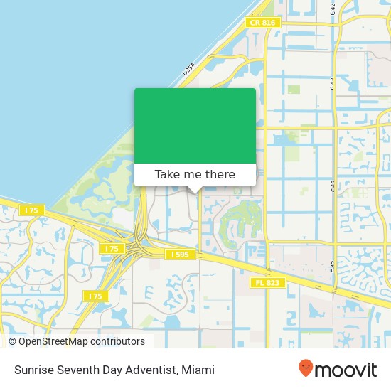 Sunrise Seventh Day Adventist map