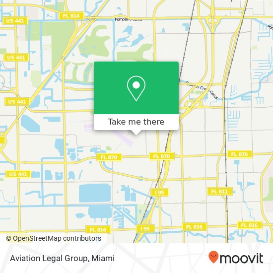 Mapa de Aviation Legal Group