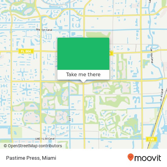 Pastime Press map