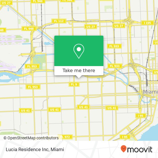 Mapa de Lucia Residence Inc