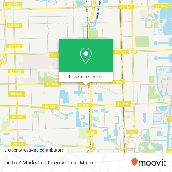 A To Z Marketing International map