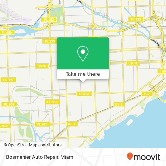 Bosmenier Auto Repair map