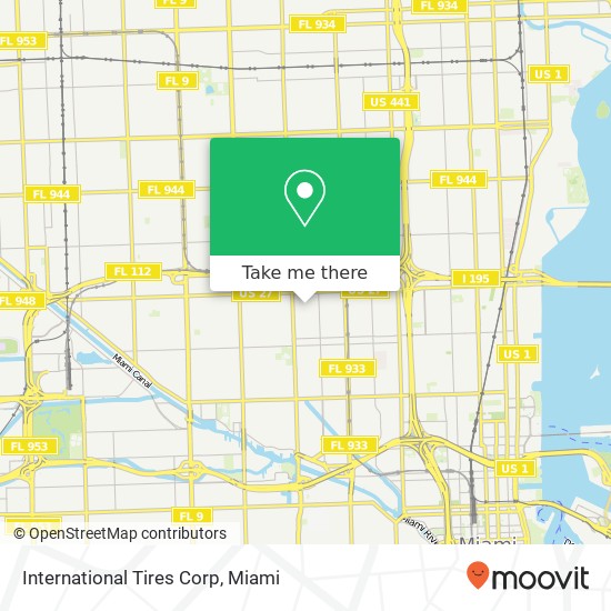 International Tires Corp map