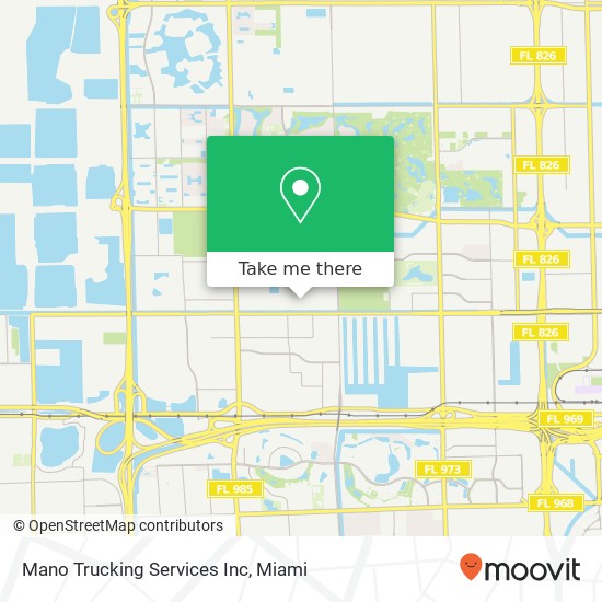 Mano Trucking Services Inc map