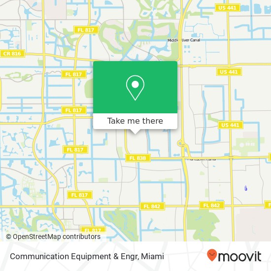 Communication Equipment & Engr map