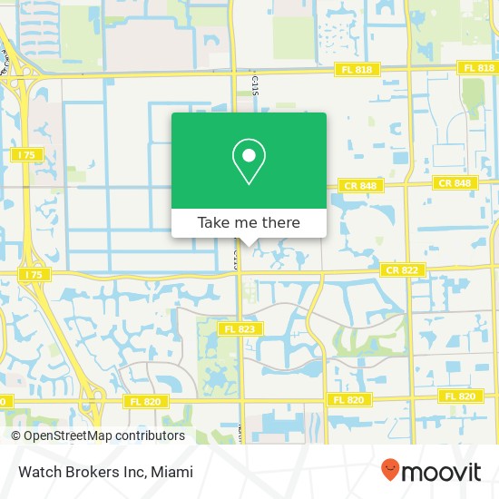 Mapa de Watch Brokers Inc