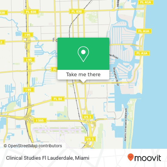 Mapa de Clinical Studies Fl Lauderdale