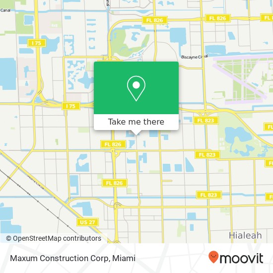 Mapa de Maxum Construction Corp