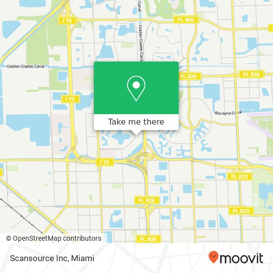 Scansource Inc map