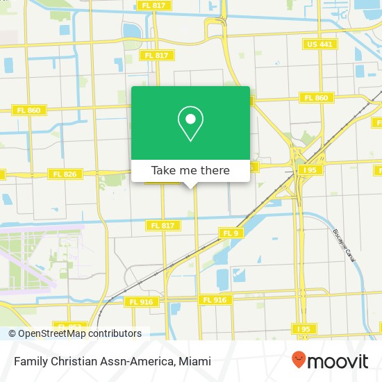 Mapa de Family Christian Assn-America